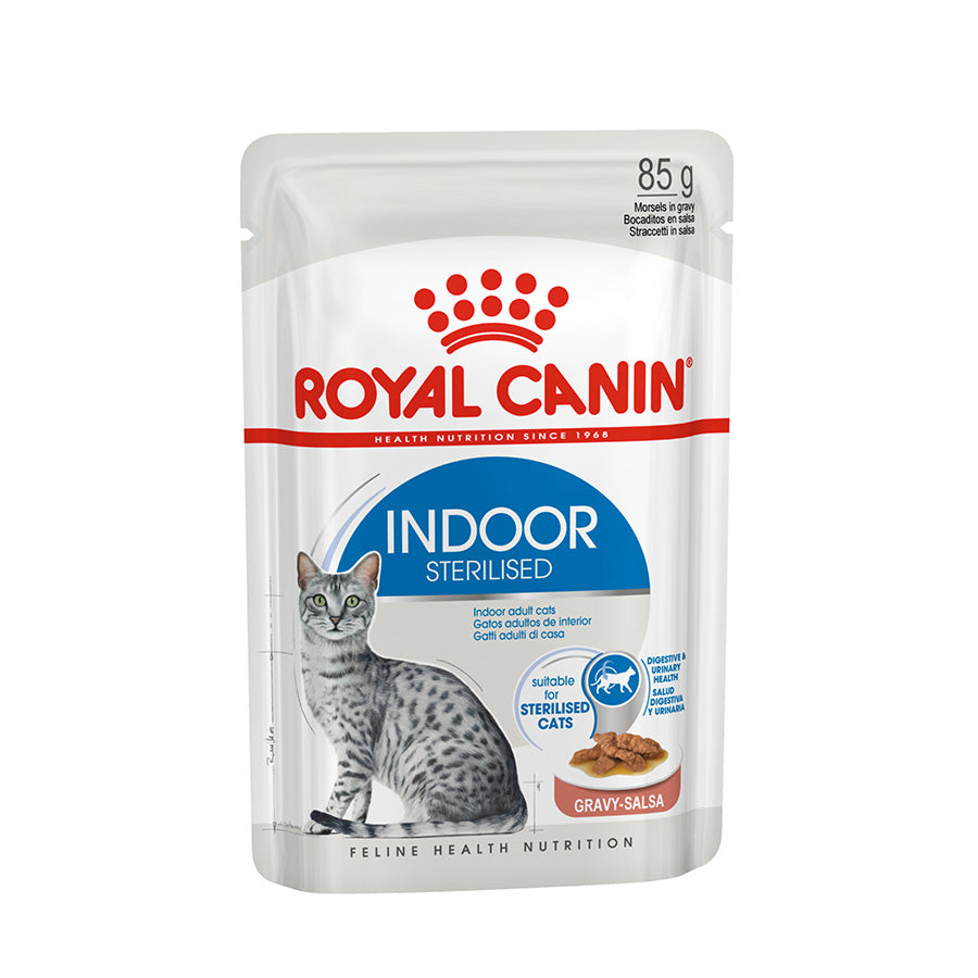 Royal Canin Indoor Sterilised | Gravy | 48x85g