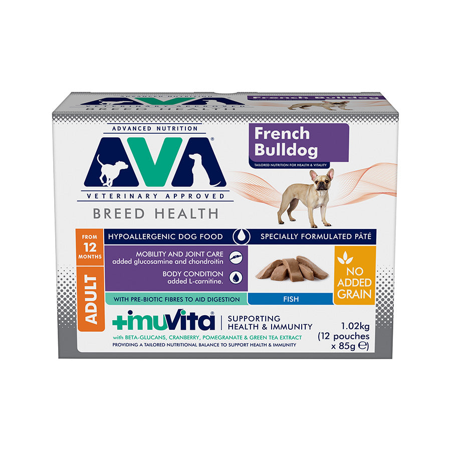 AVA | French Bulldog | Adult | Fish | 12x85g