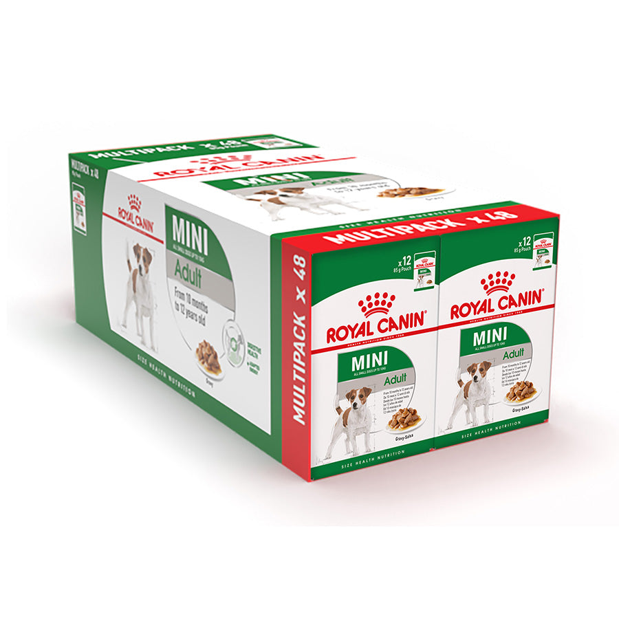 Royal Canin Mini Adult in Gravy 48 x 86g multipack