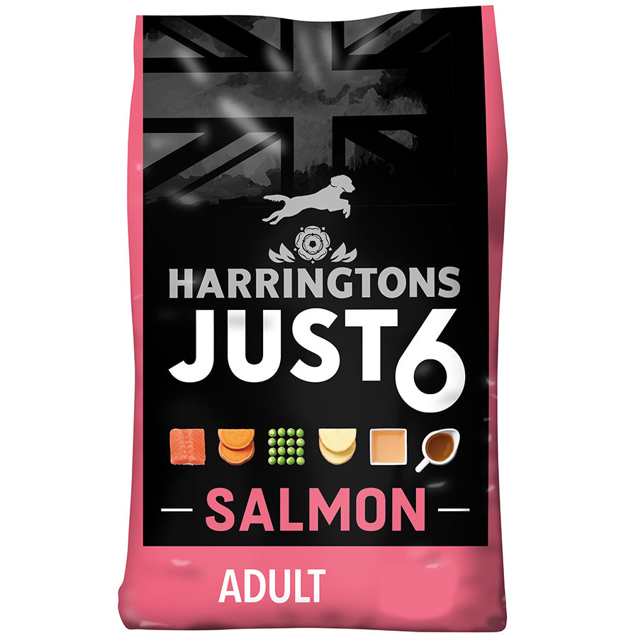 Harringtons| Just 6- Adult Dog- Salmon- 6kg