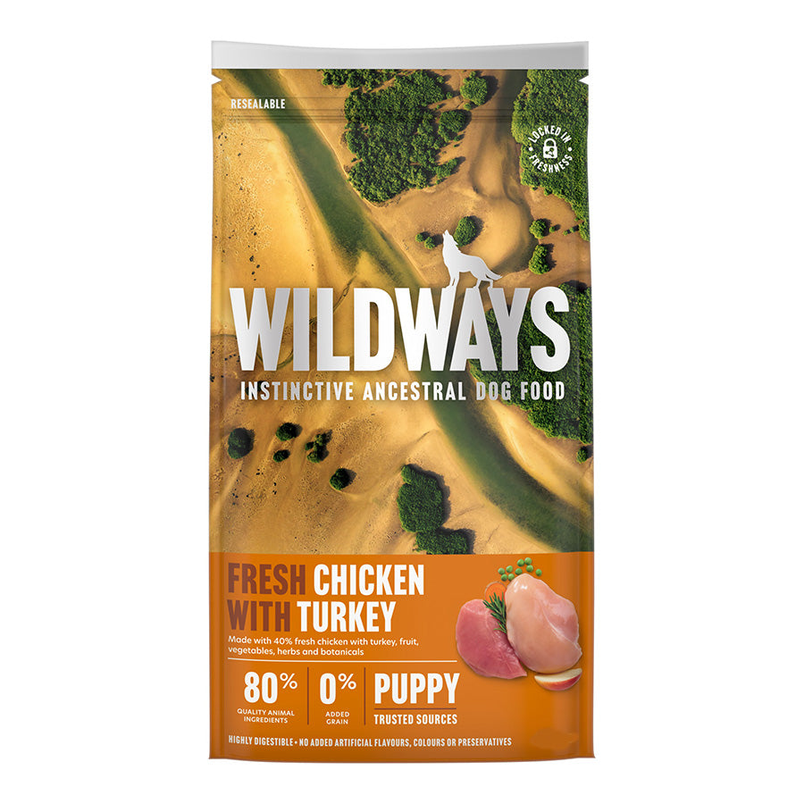 Wildways | Chicken with Turkey | Puppy | 12kg