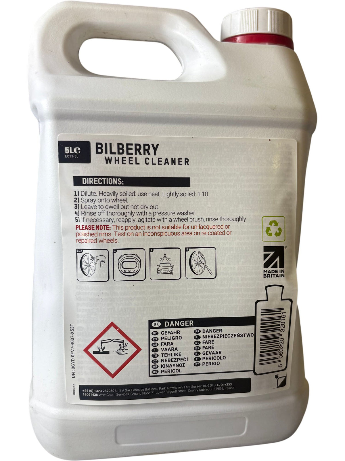 Valet Pro Bilberry Wheel Cleaner EC11-5L 5L