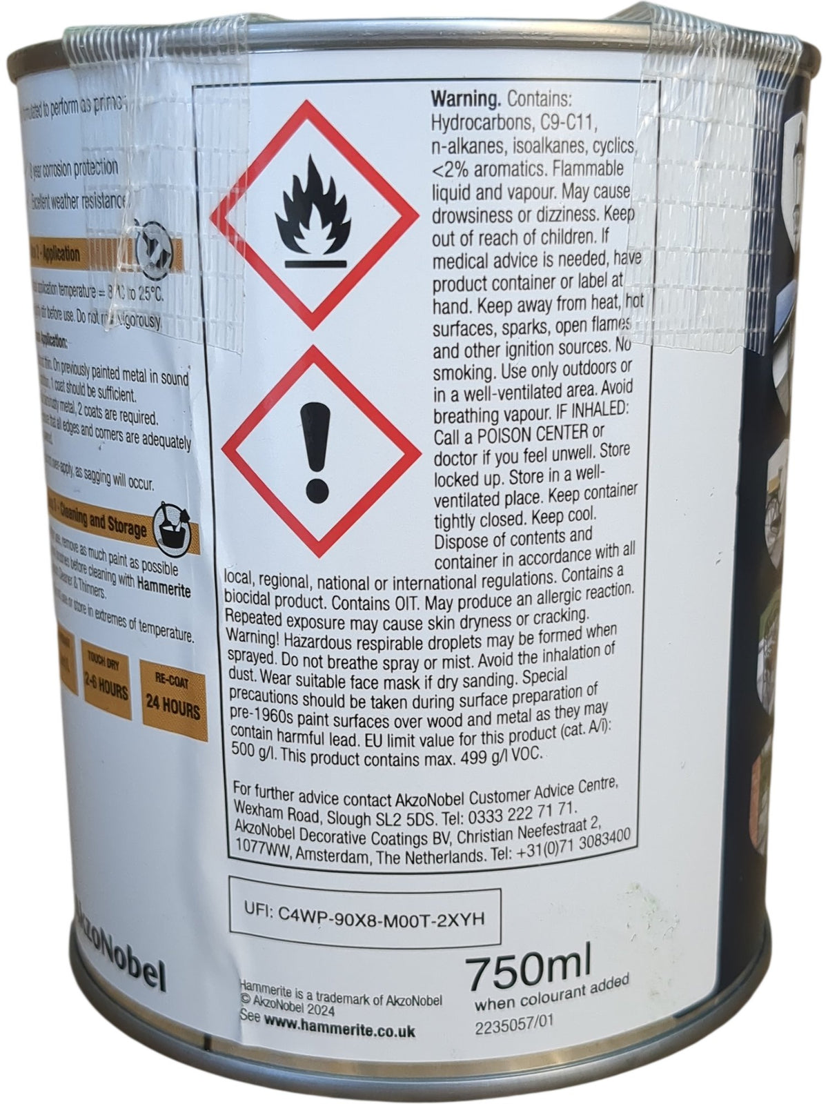 Hammerite | Direct to Rust Metal Paint | Liberty Green | 750ml
