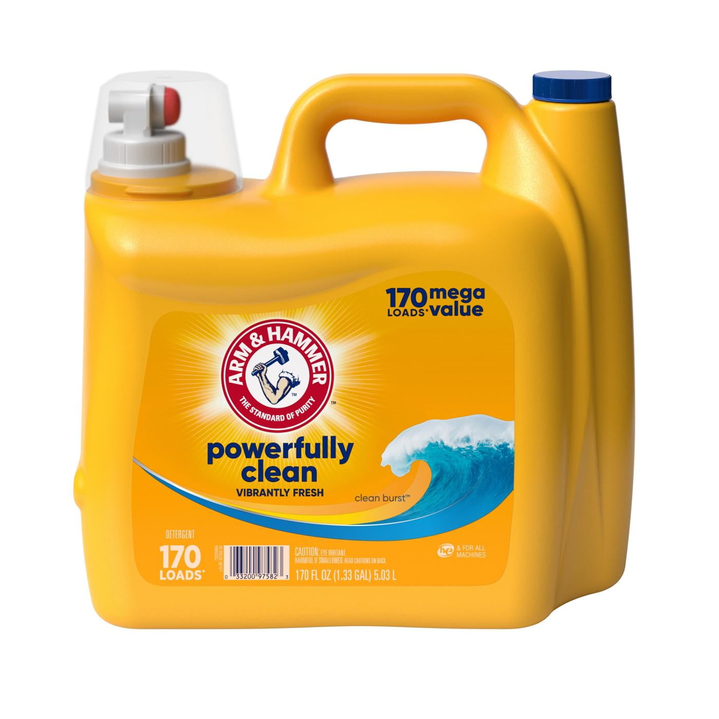 Arm & Hammer| Powerfully Clean Detergent|Clean Burst| 5.03L