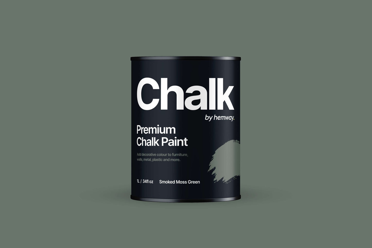Hemway| Chalk Paint| Smoked Moss Green| 1L