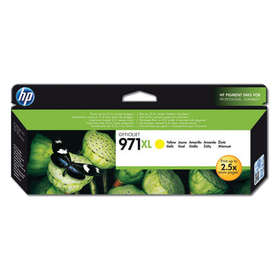 Hp| Office Jet- 971 XL Yellow Pigment Ink