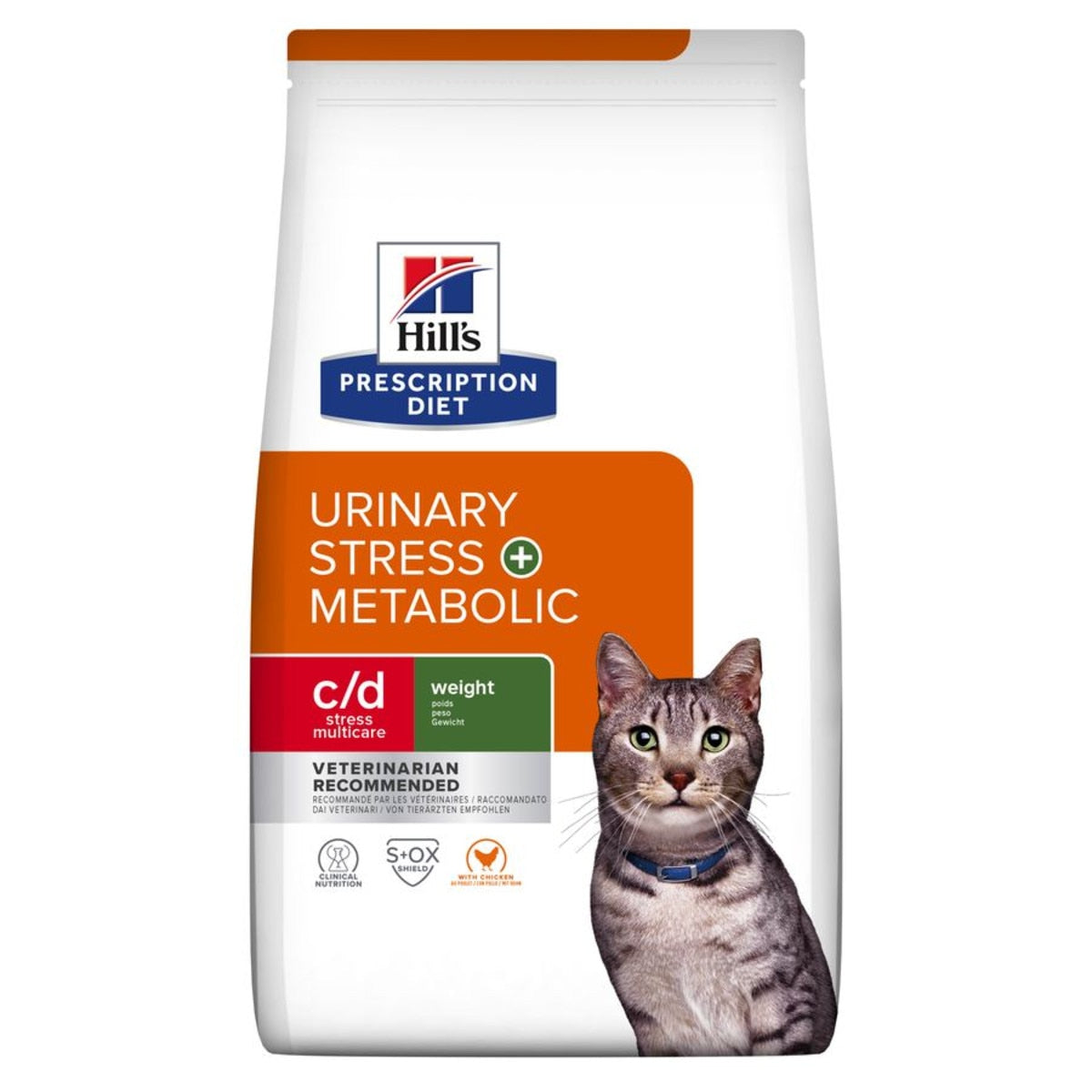 Hill's Urinary Stress + Metabolic c/d | Chicken | 3kg