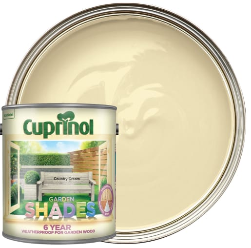 Cuprinol| Garden Shades| Country Cream|2.5L