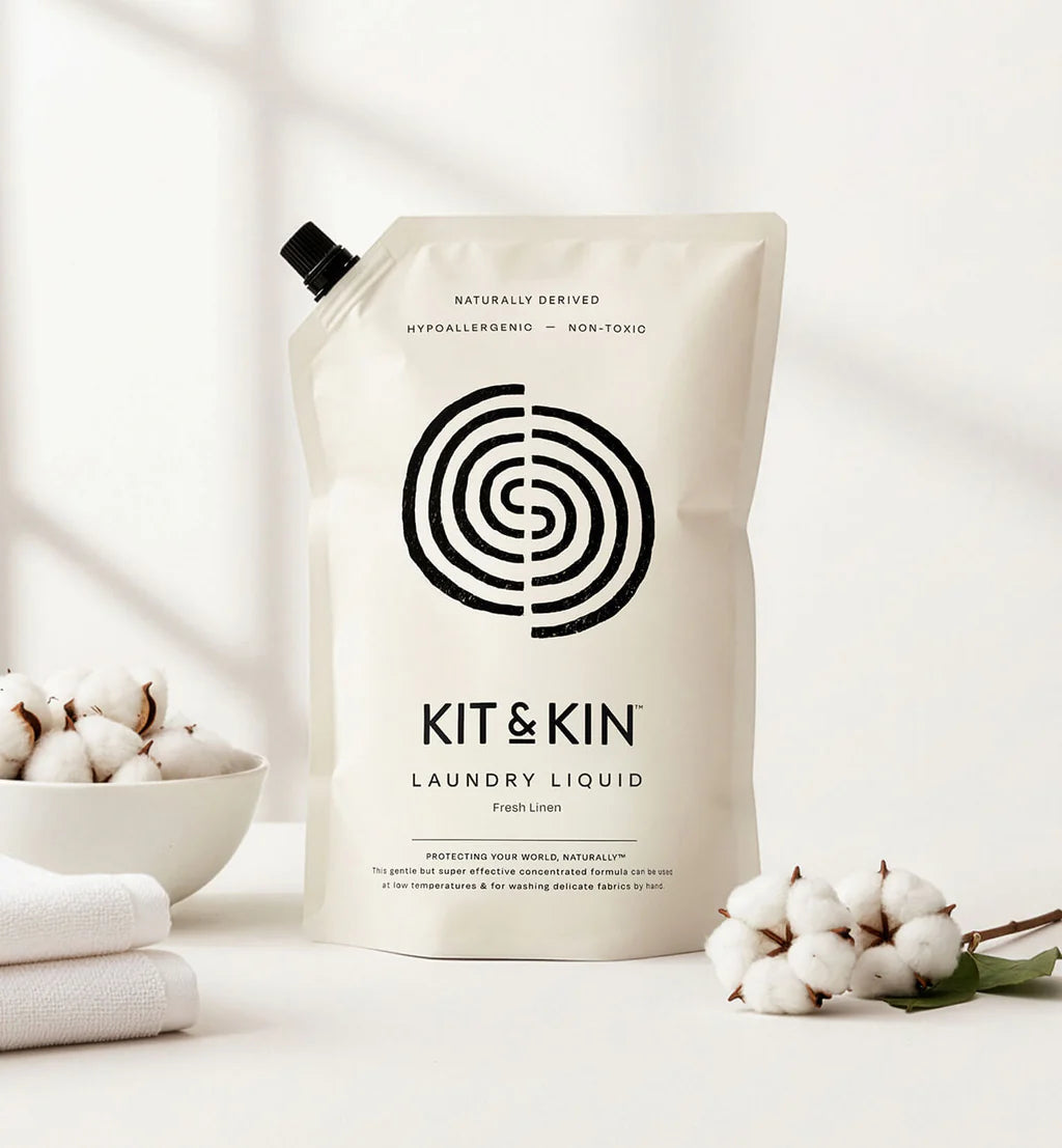 Kit & Kin| Laundry Liquid| Fresh Linen| 1L