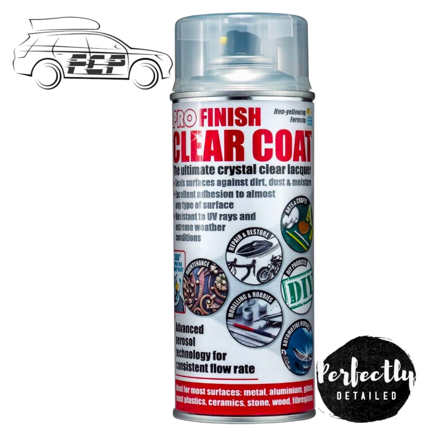 E-TECH|Pro Finish Clear Coat| Clear Laquer| 400ml