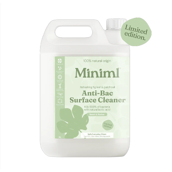 Miniml| Anti-Bac Surface Cleaner| Fig Leaf & Patchouli| 5L
