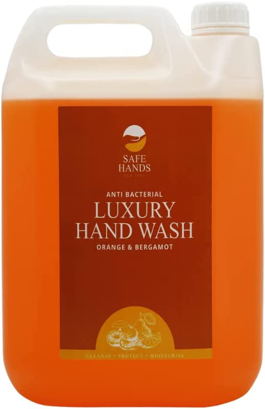 Safe Hands| Luxury Hand Wash| Orange & Bergamot| 5L