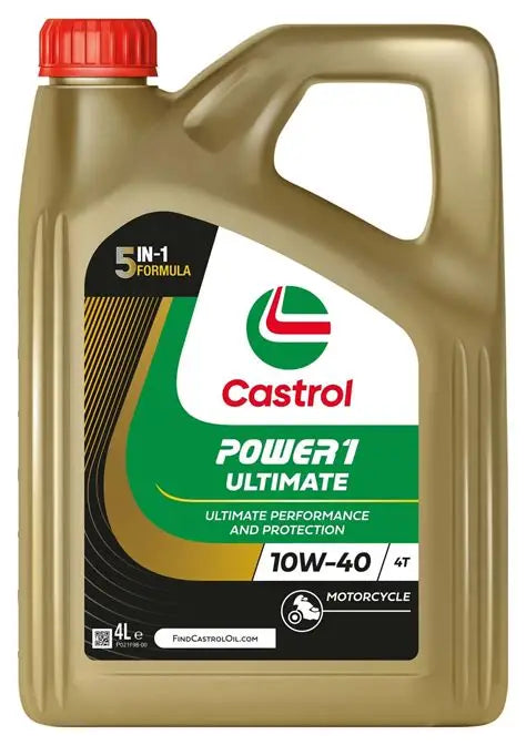Castrol| Power 1 Ultimate 10W-40 4T Motorcycle| 4L