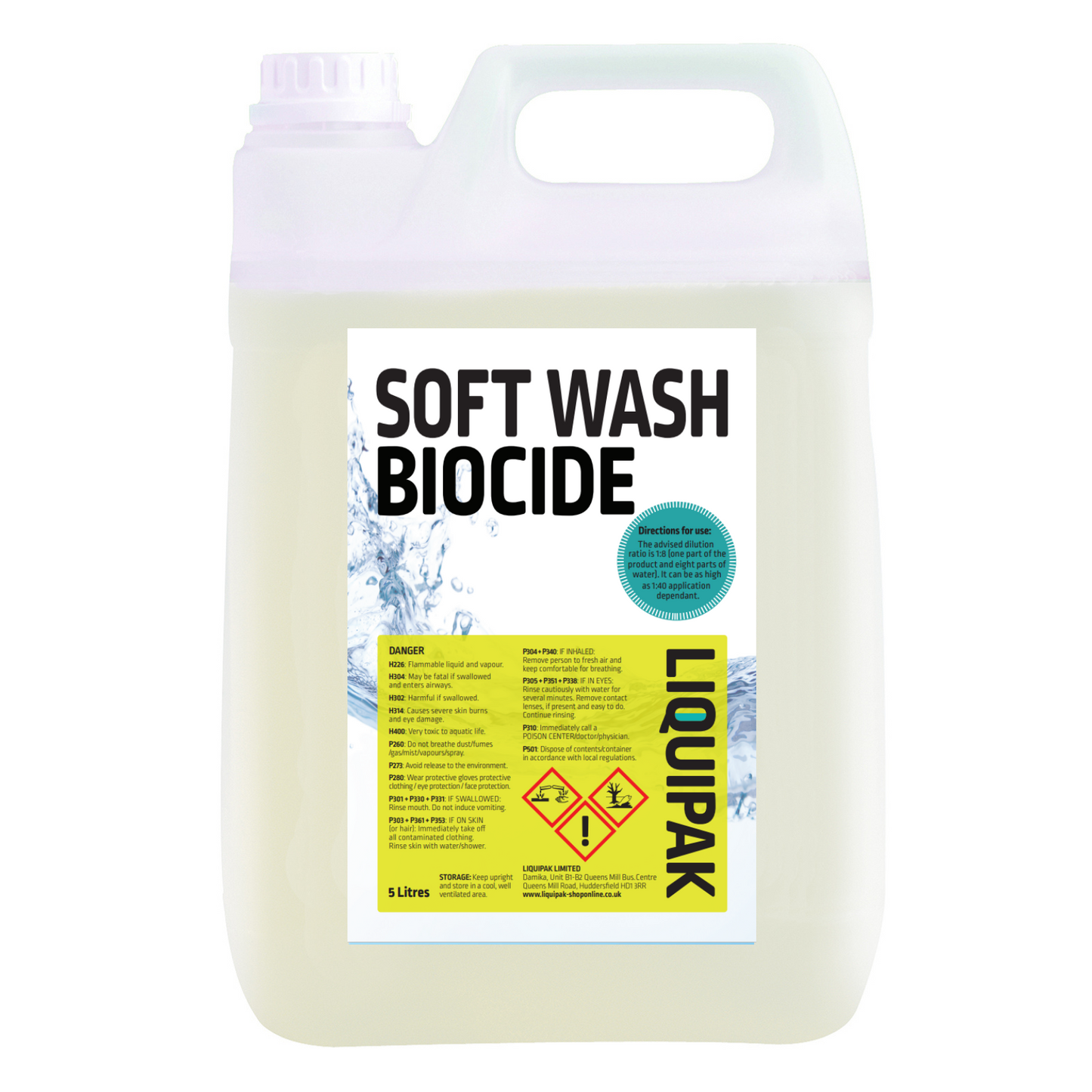 Liquipak| Soft Wash Biocide| 5L