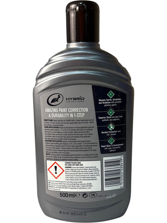 Hybrid Solutions Ceramic Polish & Wax 500ml