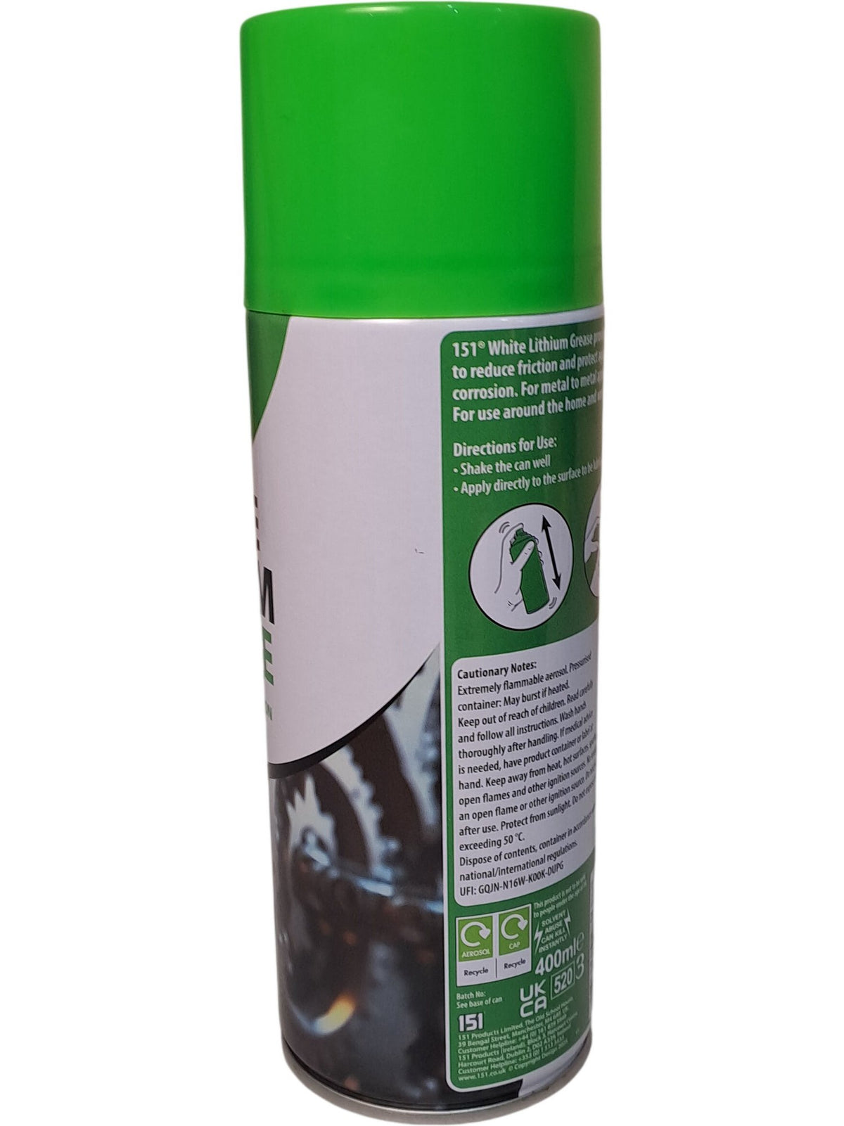 151 | White Lithium Grease | 400ml