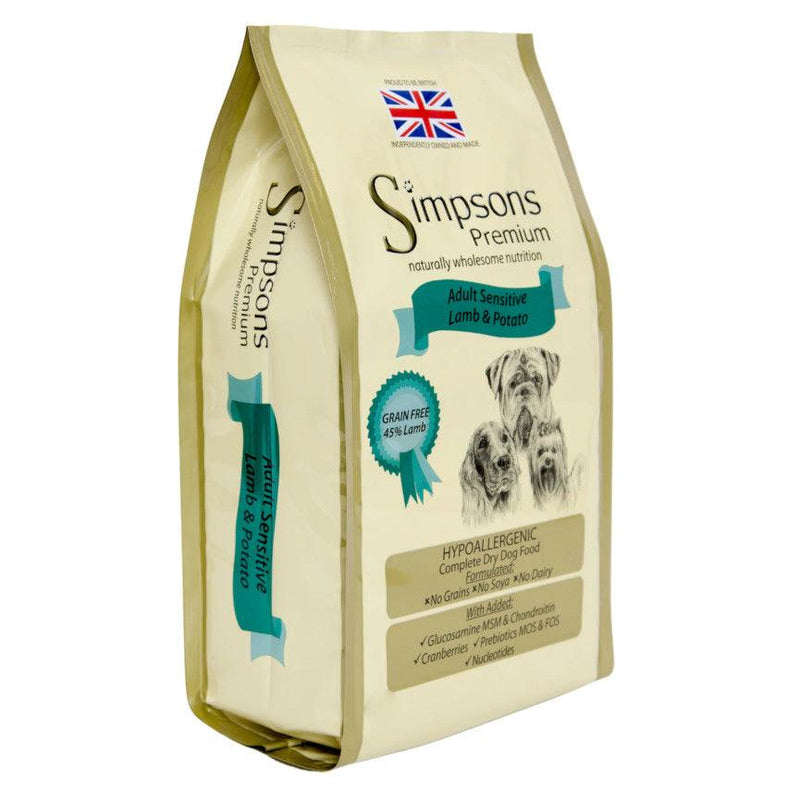 Simpsons Premium | Adult Sensitive | Lamb & Potato | 12kg