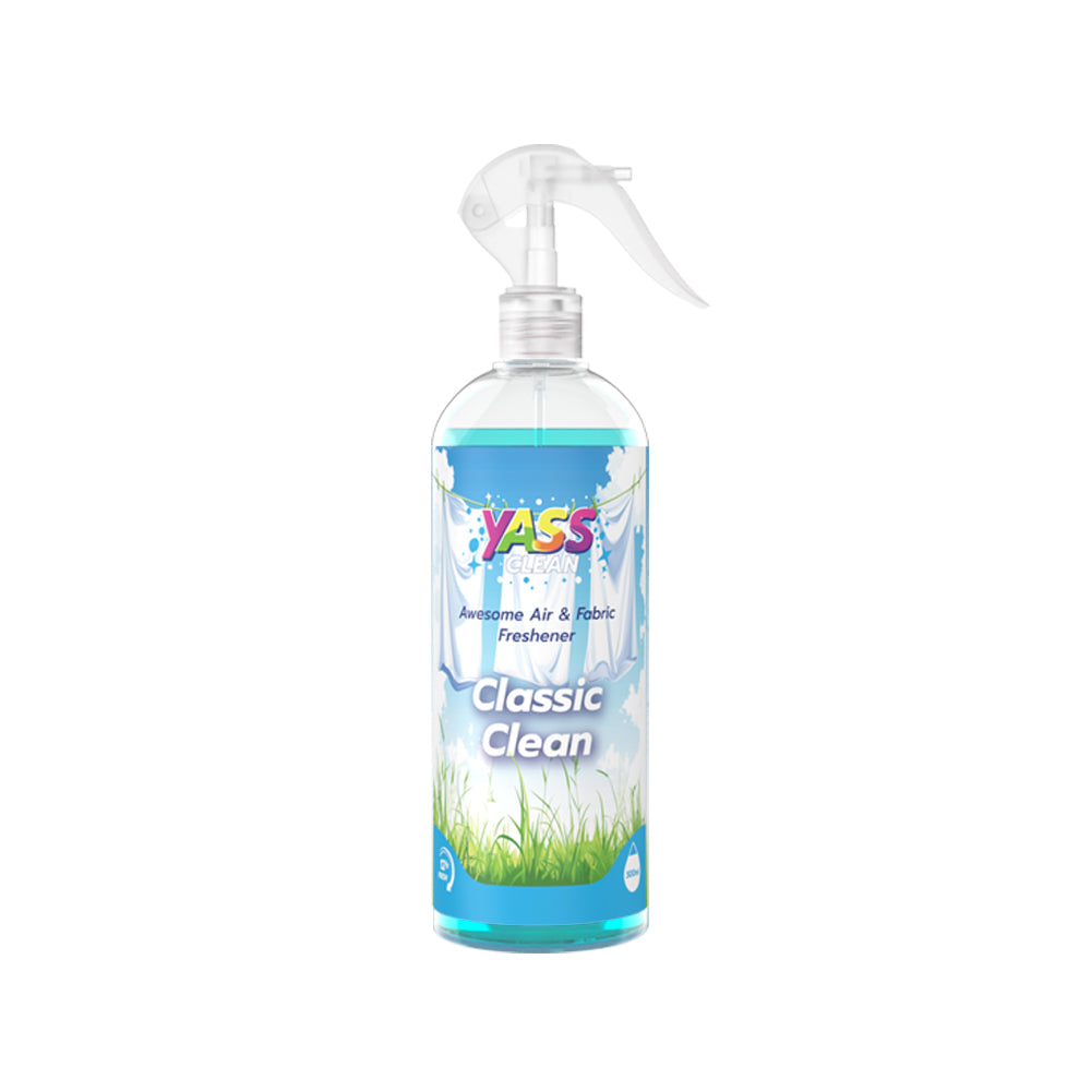 Yass Clean| Air & Fabric Freshener| Classic Clean| 500ml