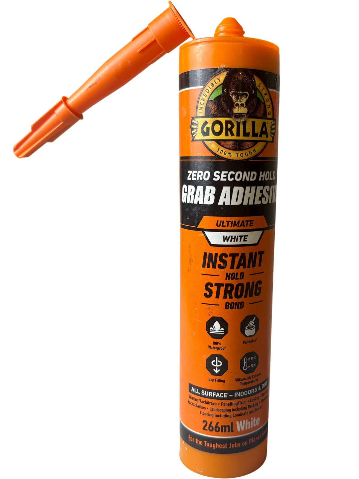 Gorilla Zero Second Hold Grab Adhesive 266ml