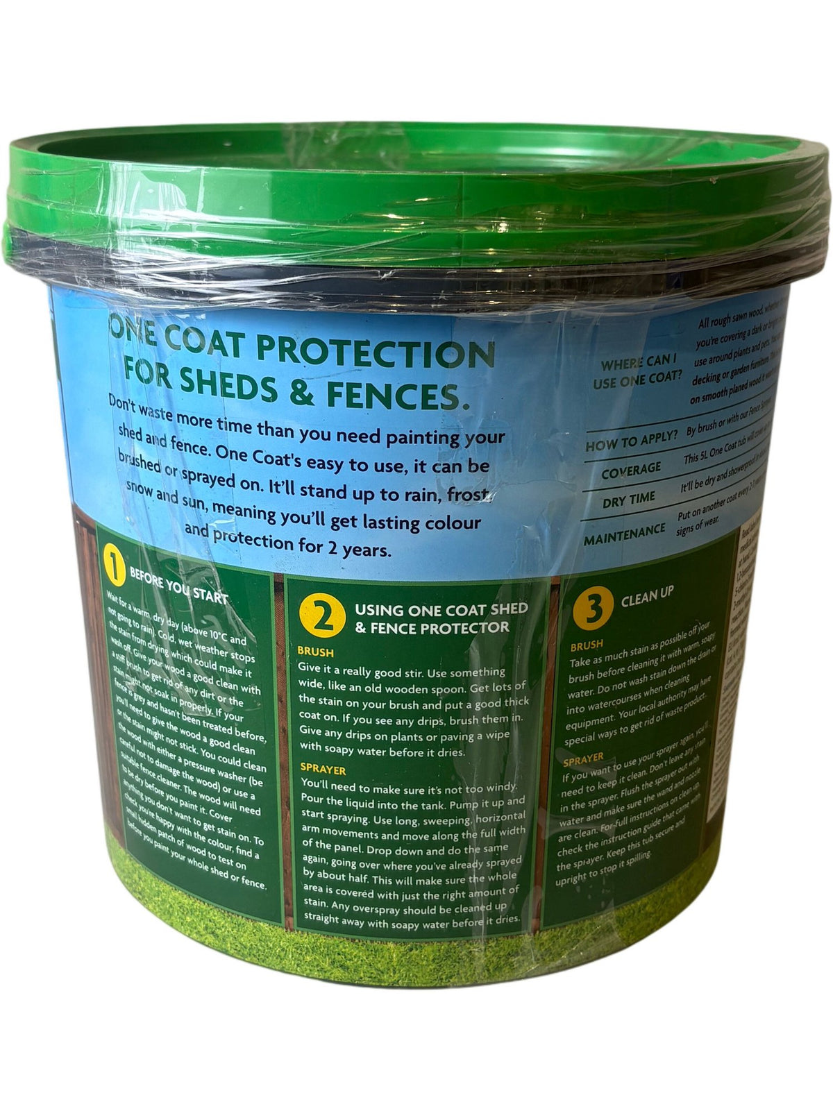 Ronseal One Coat Shed & Fence Protector Red Cedar 5L