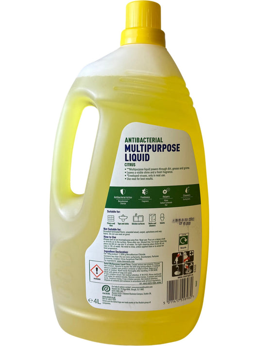 Dettol Antibacterial Multi-Purpose Liquid 5011417558980 4L