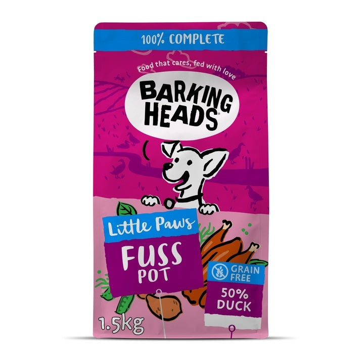 Barking Heads | Adult <10kg | Fuss Pot | Duck | 5kg