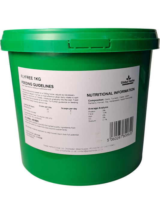 Global Herbs | FlyFree Natural Fly Repeller | 1kg