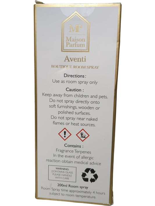 Maison Parfum | Avanti Boutique Room Spray | 200ml