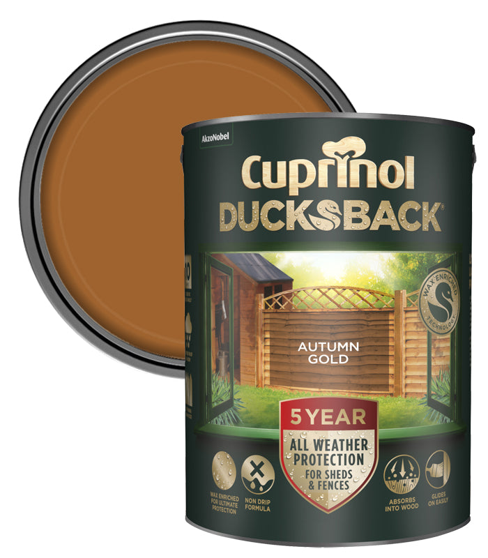Cuprinol| Ducksback Autumn Gold| 5L