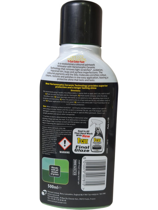 T-Cut | Color Fast Green | 500ml