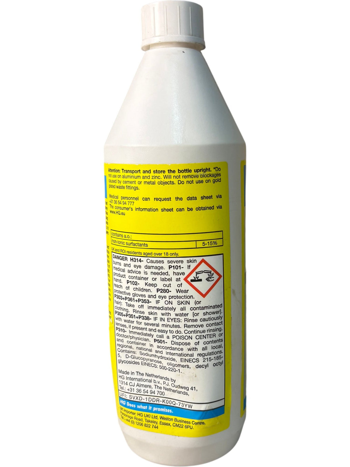 HG Drain And Plug Unblocker 1000ml