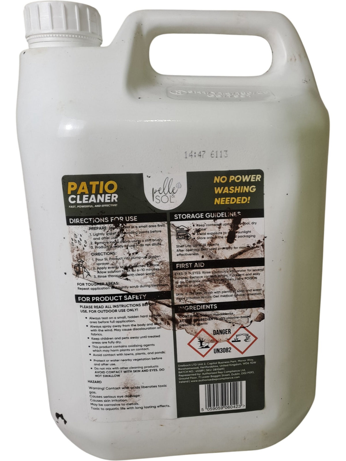 Hello Sol | Patio Cleaner | 5L