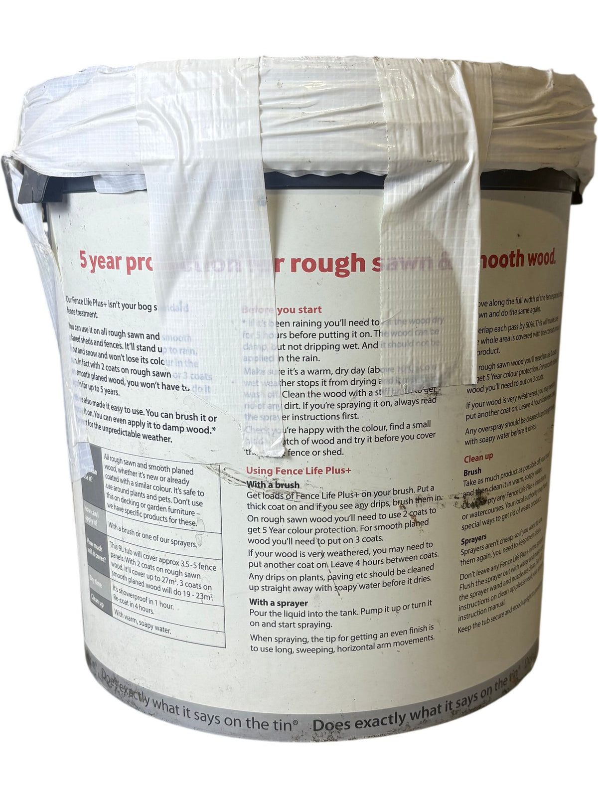 Ronseal Fence Life Plus Warm Stone Litres