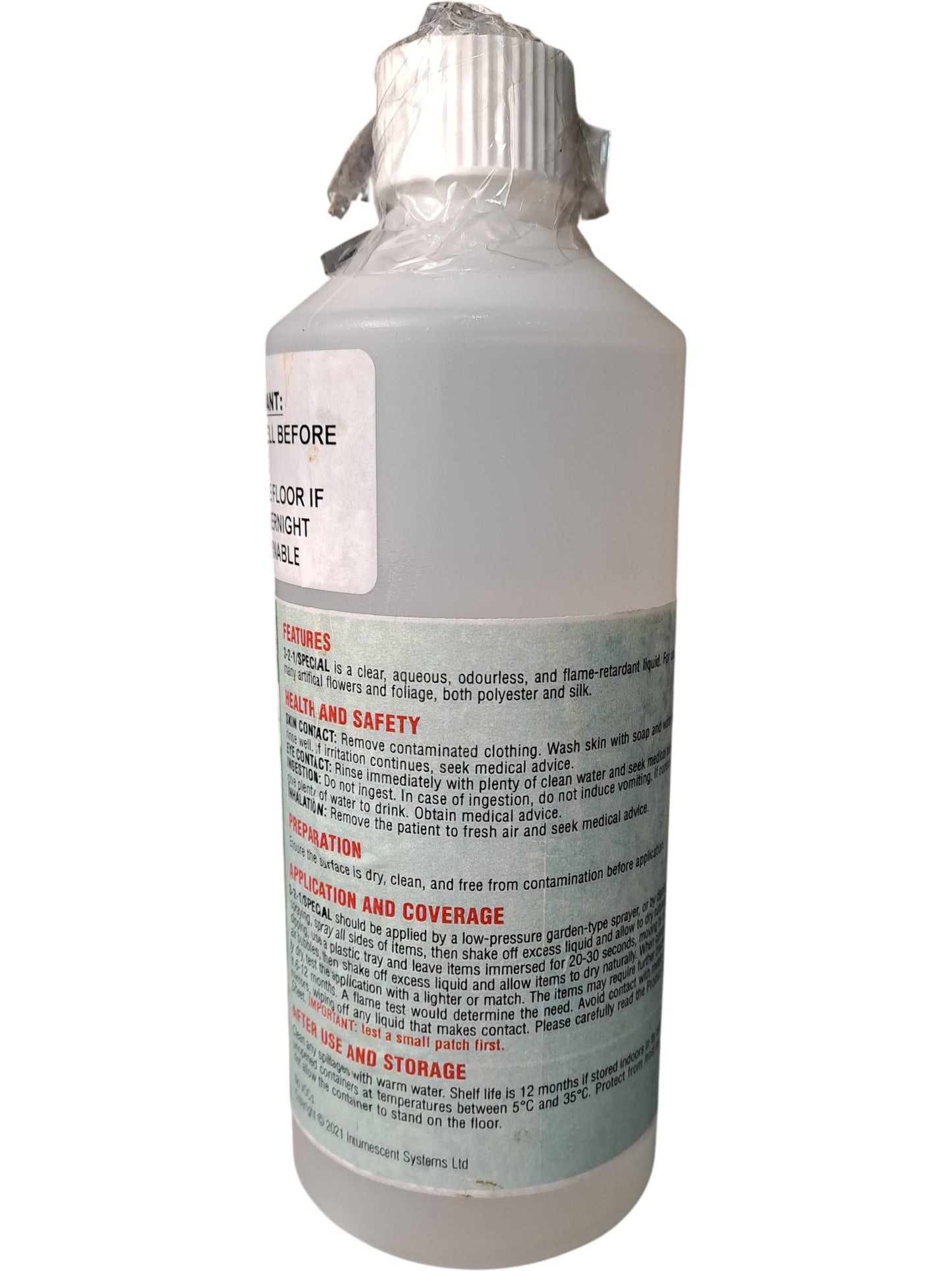 Envirograf | Clear Flame Retardant Liquid | 3-2-1/Special | 0.5L