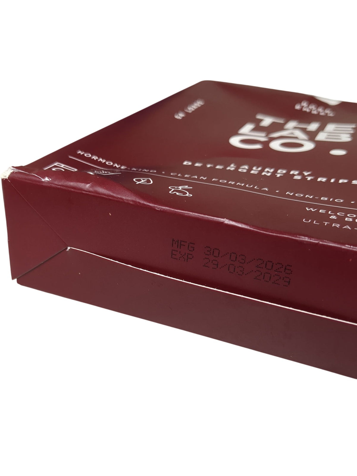 The Lab Co. | Laundry Detergent Strips | Rose Ember | 64 Loads