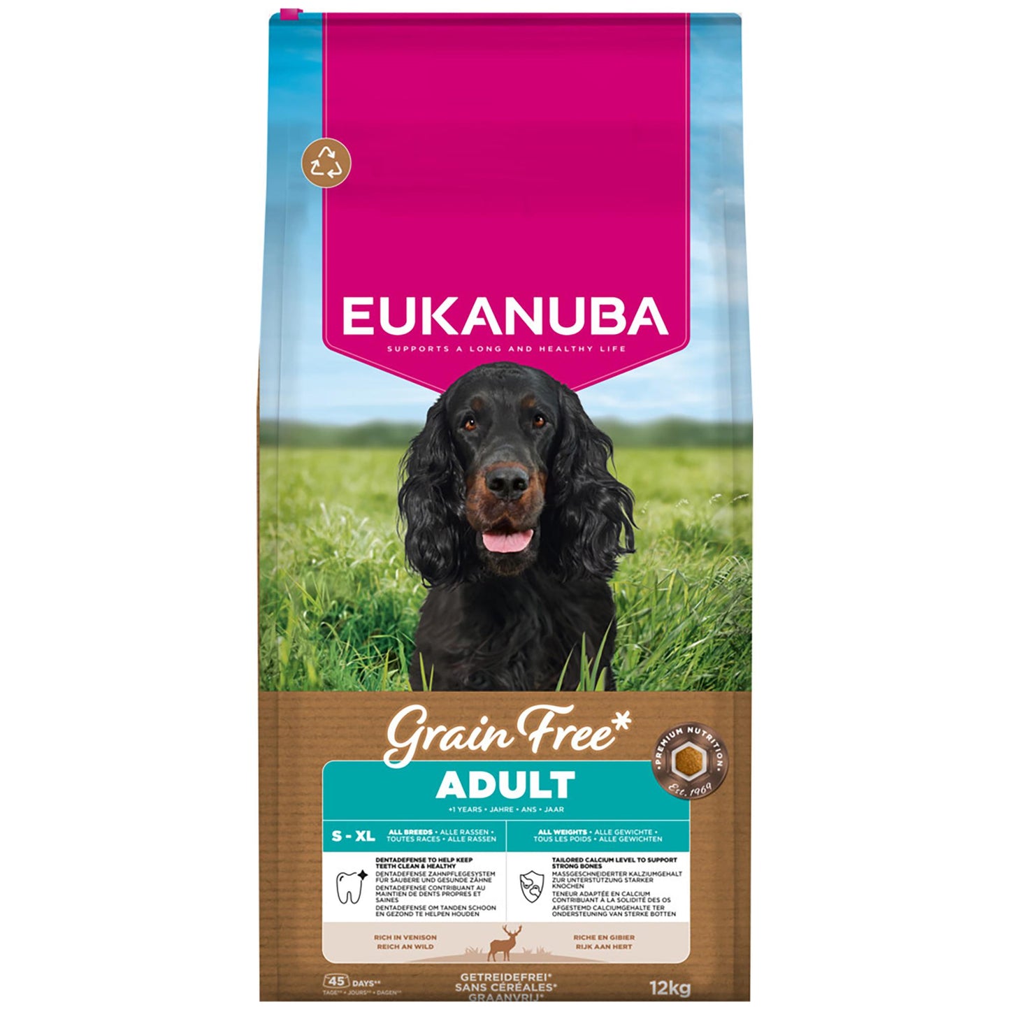 Eukanuba | Grain Free | Adult S-XL | Venison | 12kg