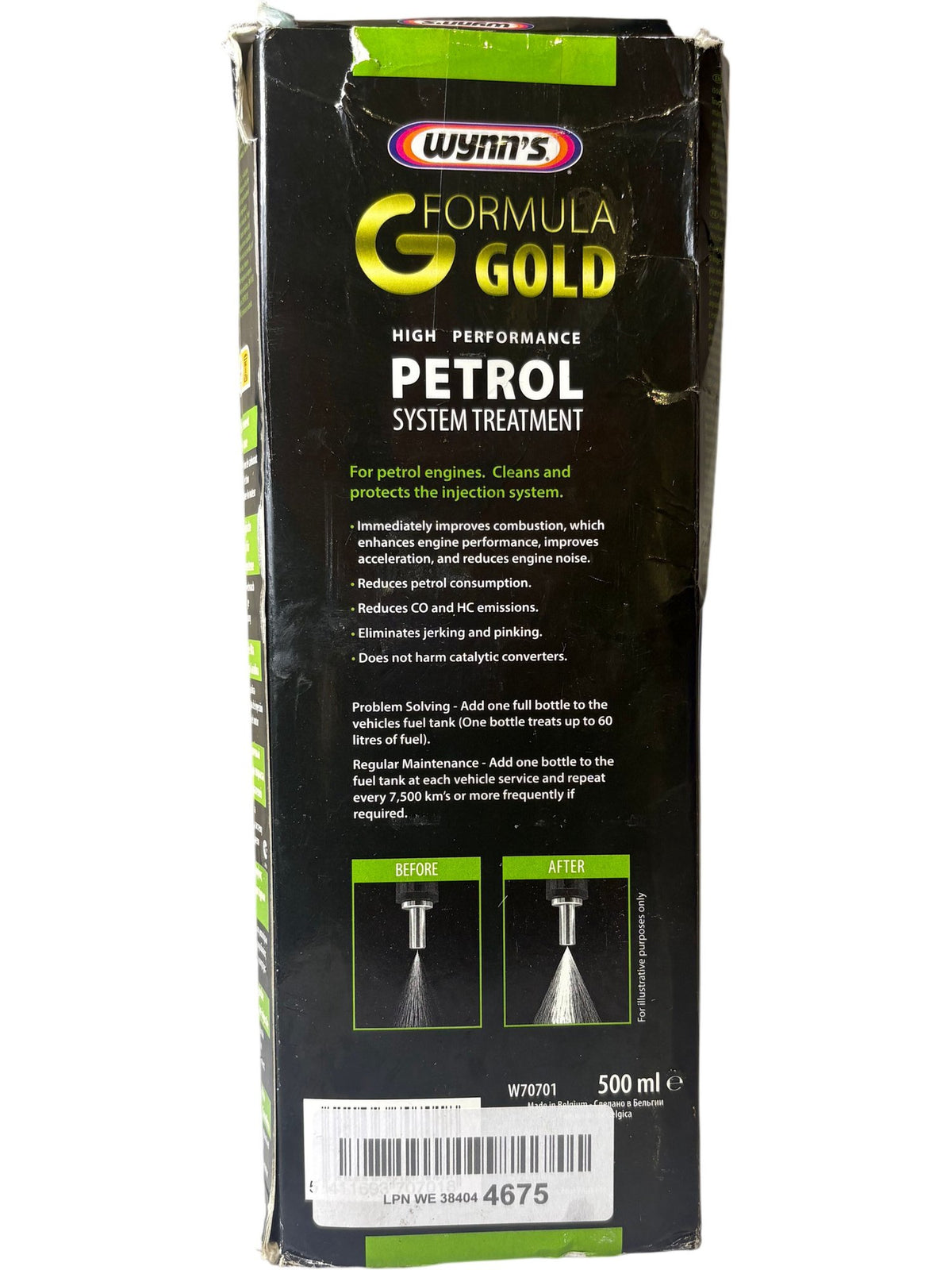 Wynn's Formula Gold Petrol System Treatment 500ml