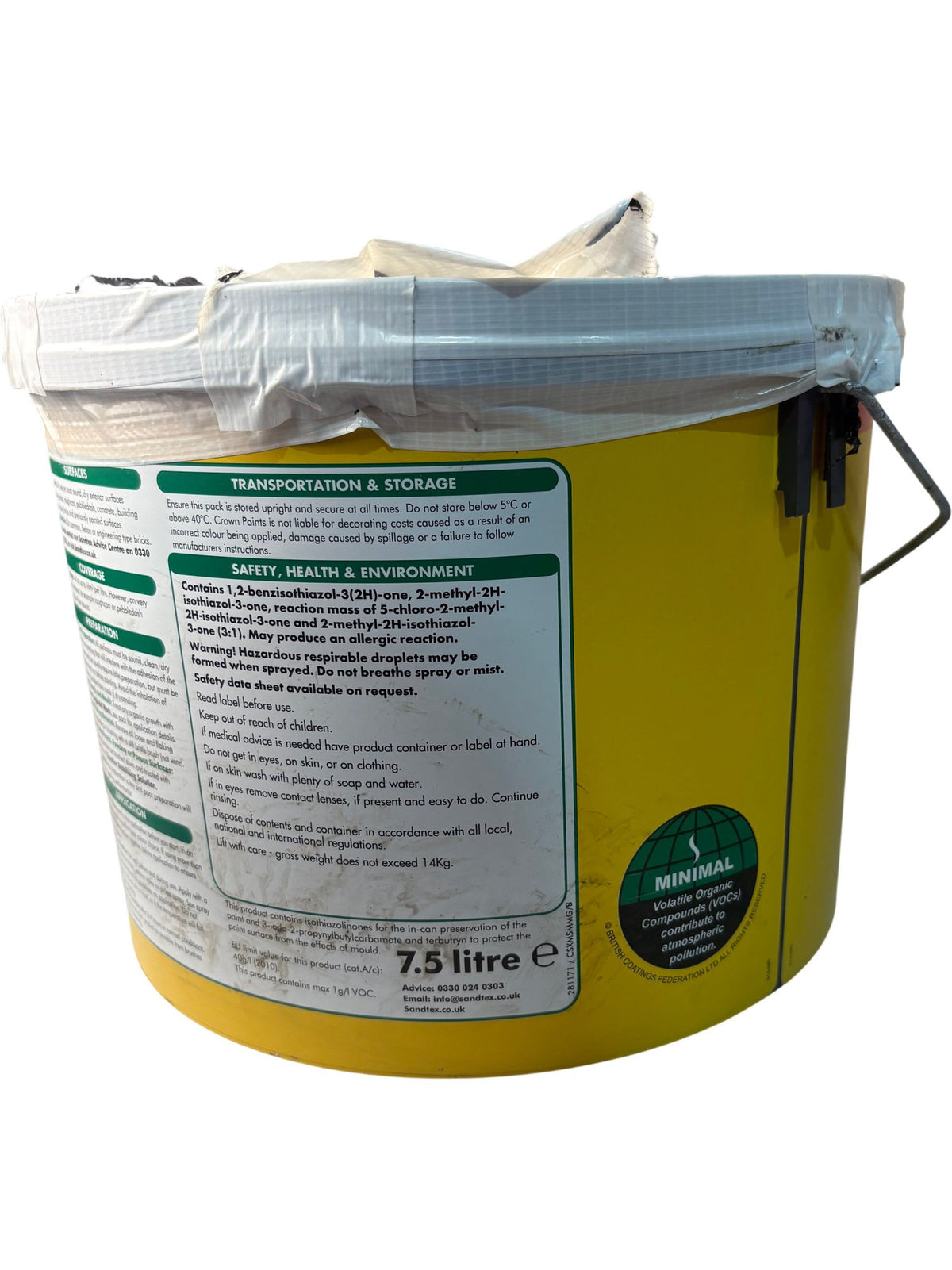 Sandtex Microseal Smooth Masonry Magnolia 7.5 L