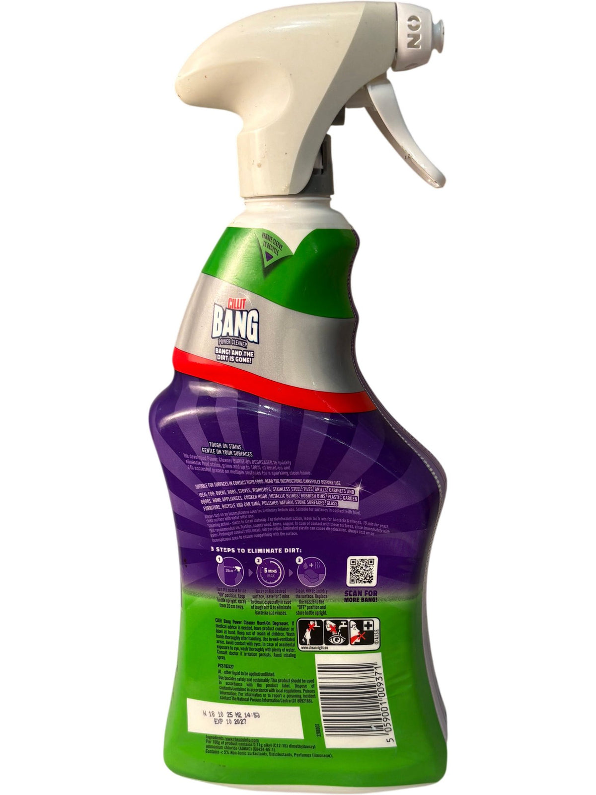 Cillit Bang Power Cleaner Burnt-On Degreaser 750ml