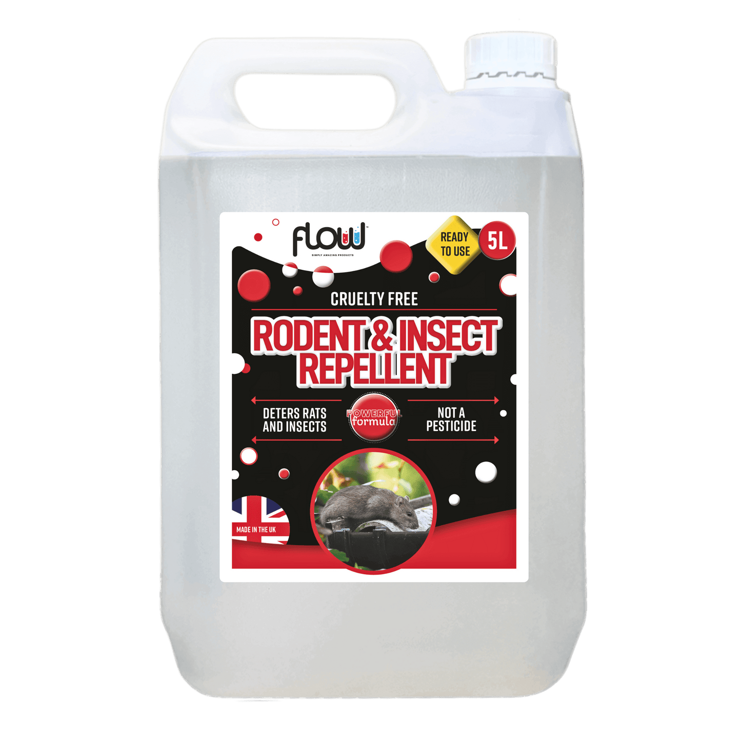 Flow| Cruelty Free Rodent & Insect Repellent| 5L