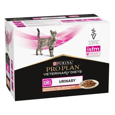 PURINA PRO PLAN Veterinary Diets Feline UR Urinary - Salmon 10 x 85g
