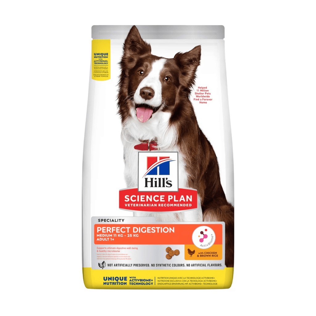 Hill's Dog | Perfect Digestion | Medium Adult | Chicken | 14kg