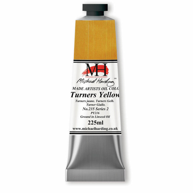 Michael Harding|Handmade Oil Paint-Turners Yellow-225ml