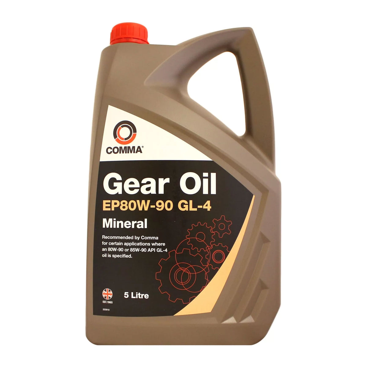 Comma| Gear Oil| EP80W-90 GL-4 Mineral| 5L