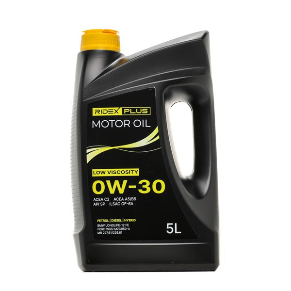 Ridex Plus| Low Viscosity 0W-30 Hybrid Oil| 5L