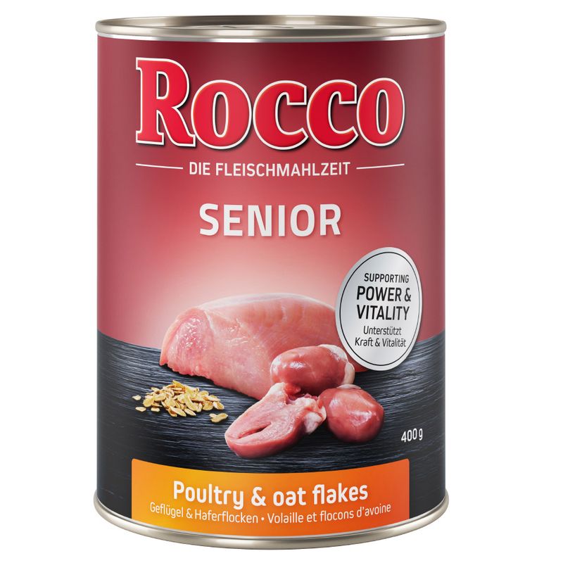 Rocco Senior 6 X 400g - Poultry with Oat Flakes