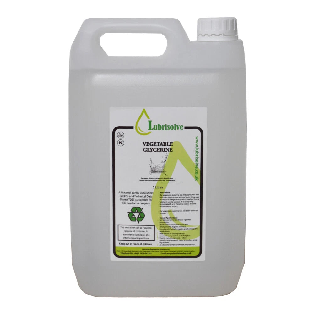 Lubrisolve| Vegetabale Glycerin- Halal-5L