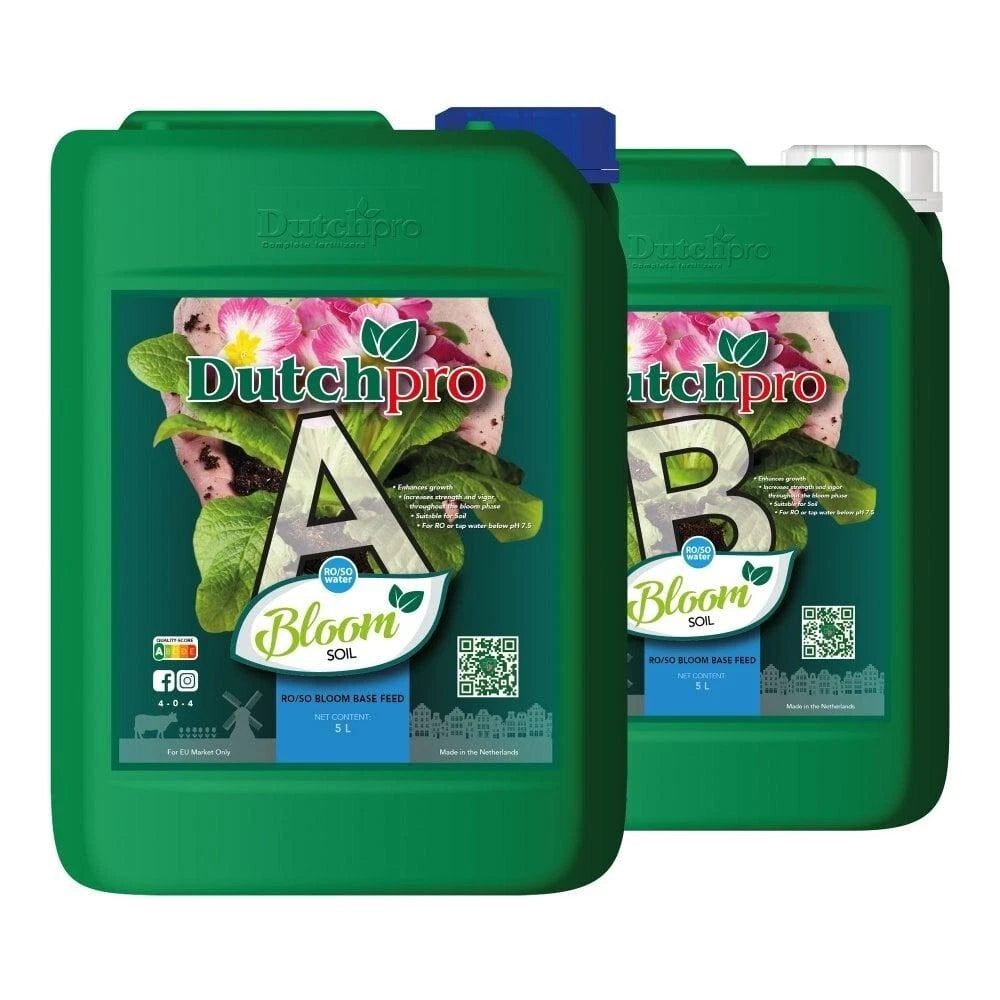 2 x 5L| Dutch Pro| Bloom Soil RO/SO Base| PART A & B