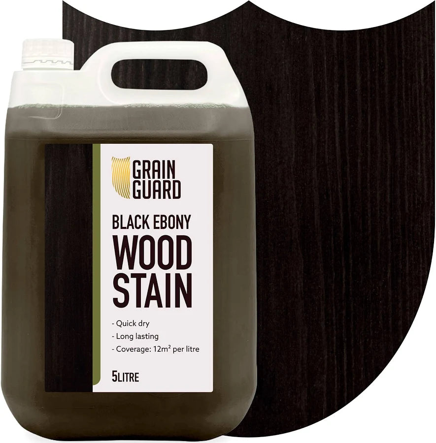 Grain Guard| Black Ebony Wood Stain- 5L