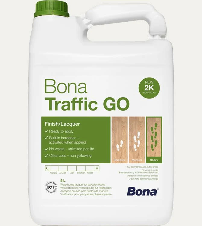 Bona| Traffic Go| Finish/Lacquer| Silk Matt| 5L